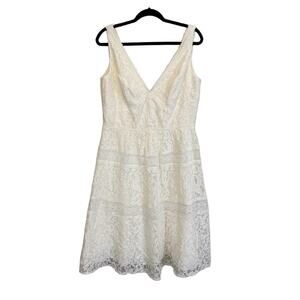 DB Studio A-line Dress White 14